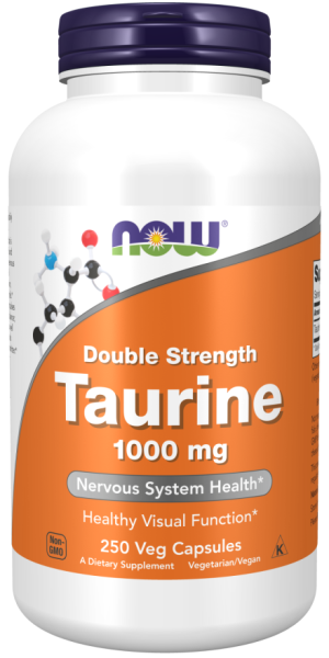 Now Foods NOW Taurine 1000 мг 250 Капсули