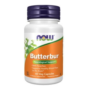 Now Foods NOW Butterbur Extract 75 мг 60 Веган Капсули