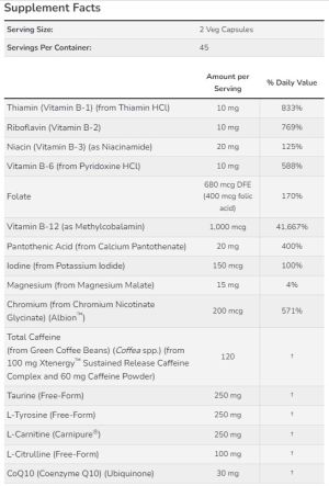 Now Foods NOW Sustained Energy 90 Vcaps