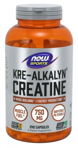 Now Foods NOW Sports Kre Alkalyn Creatine 750 мг 240 Капсули