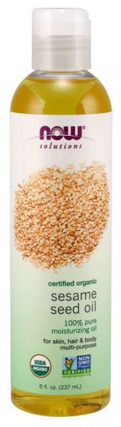 Now Foods NOW Био Сусамово Масло Sesame Seed OIL Organic 237 мл