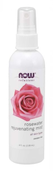 Now Foods NOW Подмладяващ Спрей С Розова Вода Rosewater Rejuvenating Spray 118 мл