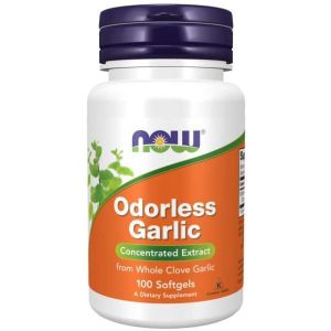 Now Foods NOW Odorless Garlic (чесън Без Мирис) 100 Дражета