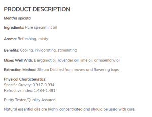Now Foods NOW Масло От Мента Spearmint OIL 30 мл