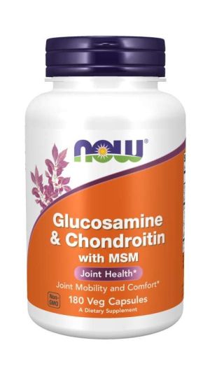 Now Foods NOW Glucosamine & Chondroitin С MSM 180 Капсули