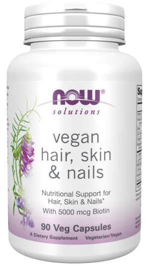Now Foods NOW Hair, Skin & Nails Vegan 90 Vegan Capsules