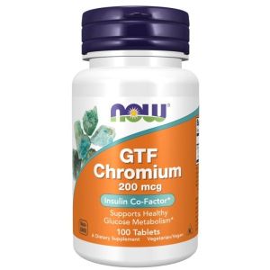 Now Foods NOW GTF Chromium 200 мкг 100 Tablets