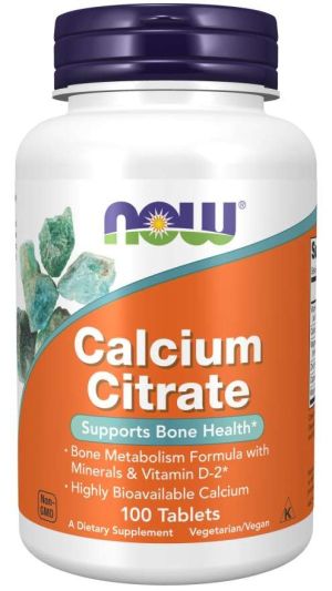 Now Foods NOW Calcium Citrate 300 мг 100 Таблетки