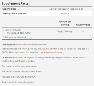 Now Foods NOW L Leucine Powder 255 г