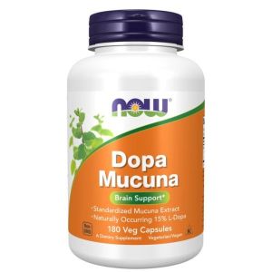 Now Foods NOW Dopa Mucuna 180 Веган Капсули