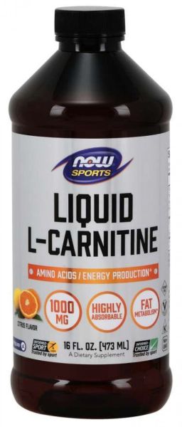 Now Foods NOW L Carnitine Liquid Citrus 1000 мг (465 мл)