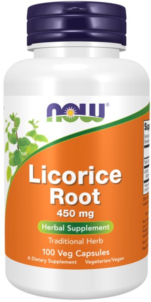 Now Foods NOW Licorice Root (сладък Корен) 450 мг 100 Капсули
