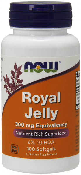 Now Foods NOW Royal Jelly 300 мг 100 Softgels