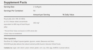Now Foods NOW Royal Jelly 300 мг 100 Softgels