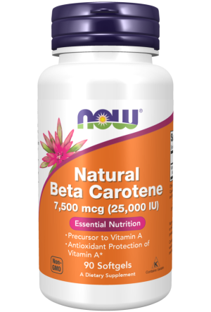 Now Foods NOW Natural Beta Carotene 25,000 IU 90 Дражета