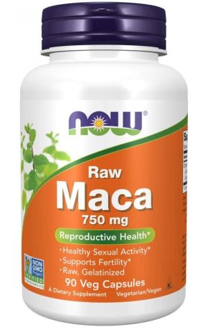 Now Foods NOW Maca 750 мг (6:1 Conc) 90 Vcaps