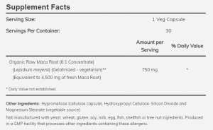 Now Foods NOW Maca 750 мг (6:1 Conc) 90 Vcaps