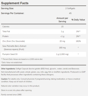Now Foods NOW Saw Palmetto Extract 80 мг 90 Дражета