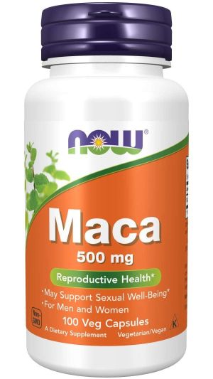 Now Foods NOW Maca (мака) 500 мг 100 Капсули