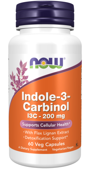 Now Foods NOW Indole 3 Carbinol 200 мг 60 Капсули