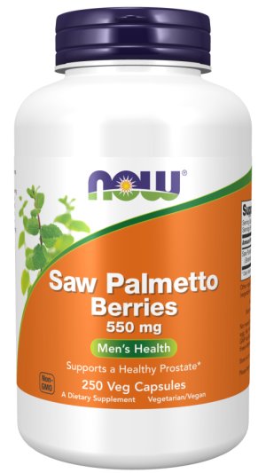 Now Foods NOW Saw Palmetto Berries 550 мг 250 Капсули
