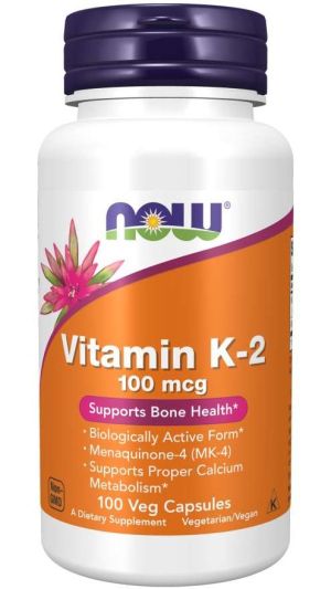 Now Foods NOW Витамин K 2 100 кг 100 Капсули
