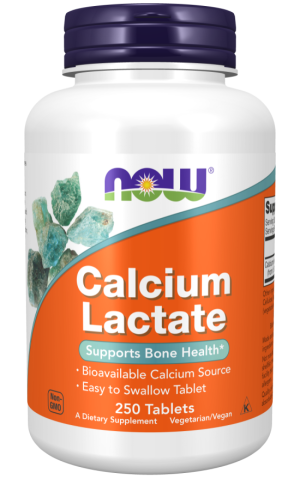 Now Foods NOW Calcium Lactate 250 Таблетки