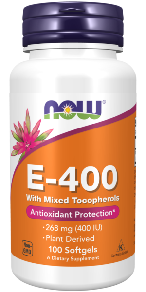 Now Foods NOW Витамин E 400 IU MT 100 Дражета