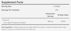 Now Foods NOW Витамин E 400 IU D Alpha 100 Дражета
