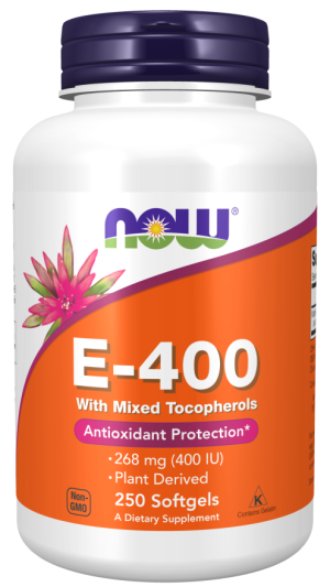 Now Foods NOW Витамин E 400 IU MT 250 Дражета