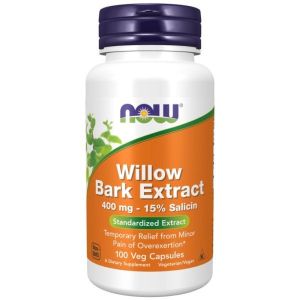 Now Foods NOW Willow Bark Extract 400 мг 100 Веган Капсули