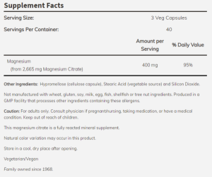 Now Foods NOW Magnesium Citrate 120 Капсули
