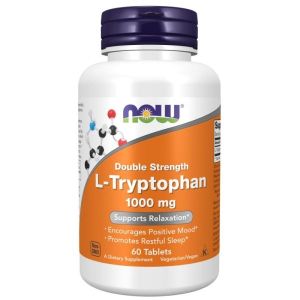 Now Foods NOW L Tryptophan 1000 мг 60 Таблетки