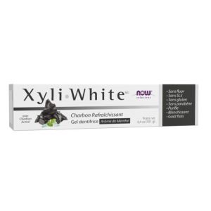 Now Foods NOW Паста За Зъби Xyliwhite С Активен Въглен С Вкус Мента 181 г
