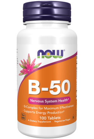 Now Foods NOW Витамин B 50 Complex 100 Таблетки