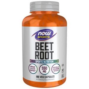 Now Foods NOW Beet Root 550 мг 180 Веган Капсули