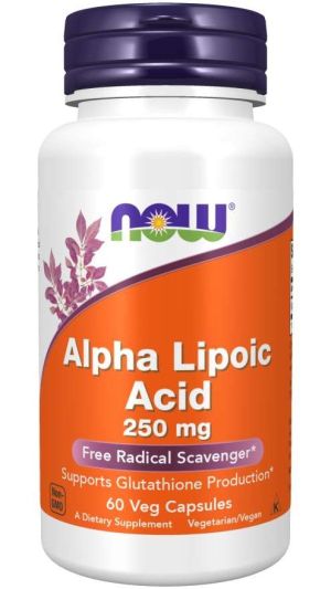Now Foods NOW Alpha Lipoic Acid 250 мг 60 Капсули