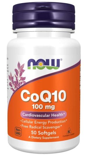 Now Foods NOW Coq10 100 мг 50 Softgels