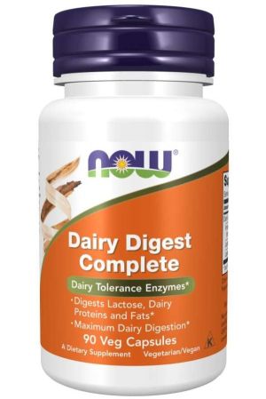 Now Foods NOW Dairy Digest Complete 90 Капсули