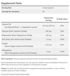 Now Foods NOW Calcium Citrate Plus 120 Vcaps