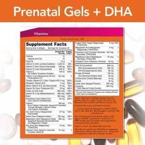 Now Foods NOW Pre Natal + DHA (витамини За Бременни) 180 Дражета
