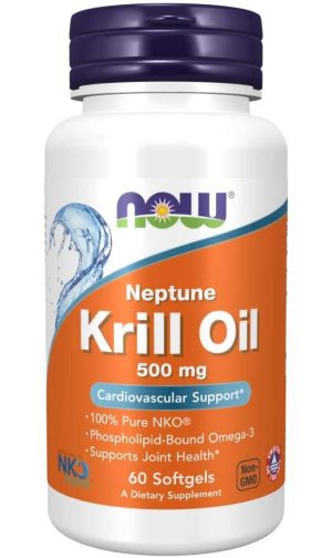Now Foods NOW Neptune Krill Oil 500 мг 60 Дражета