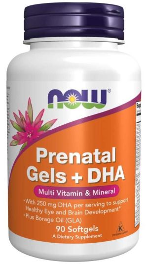 Now Foods NOW Pre Natal + DHA (витамини За Бременни) 90 Дражета
