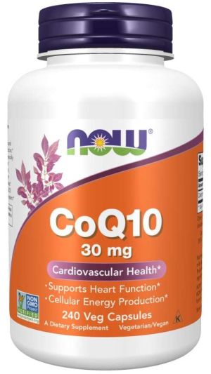 Now Foods NOW Coq10 30 мг 240 Капсули