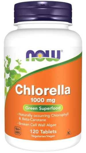 Now Foods NOW Chlorella 1000 мг 120 Таблетки