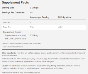 Now Foods NOW Glucofit 60 Softgels