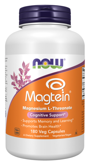 Now Foods NOW Magtein 180 Капсули / Magnesium Threonate