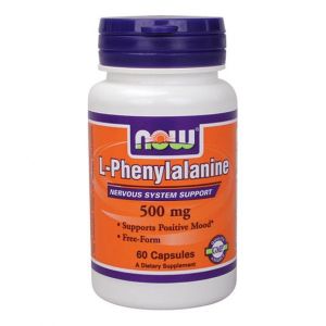 Now Foods NOW L Phenylalanine 500 мг 60 Капсули