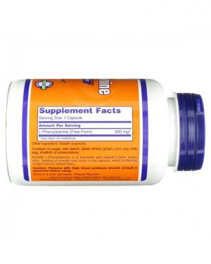 Now Foods NOW L Phenylalanine 500 мг 60 Капсули