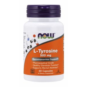 Now Foods NOW L Tyrosine 500 мг 60 Капсули